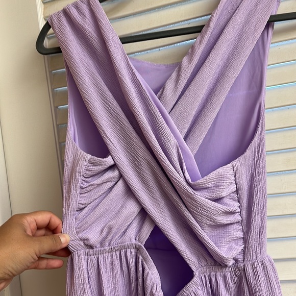 Kaileigh brand Amanda Criss Cross back midi dress - Picture 3 of 7